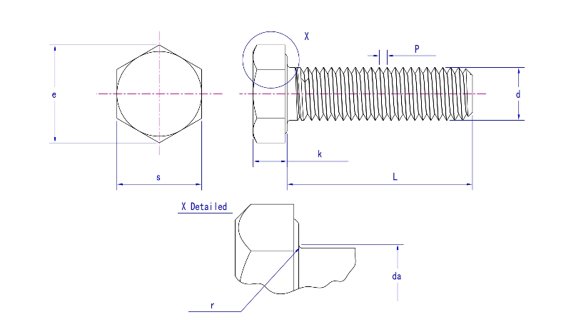 Full Thread Hex Bolts AS 1110.2 Full Thread Hex Bolts AS 1110.2