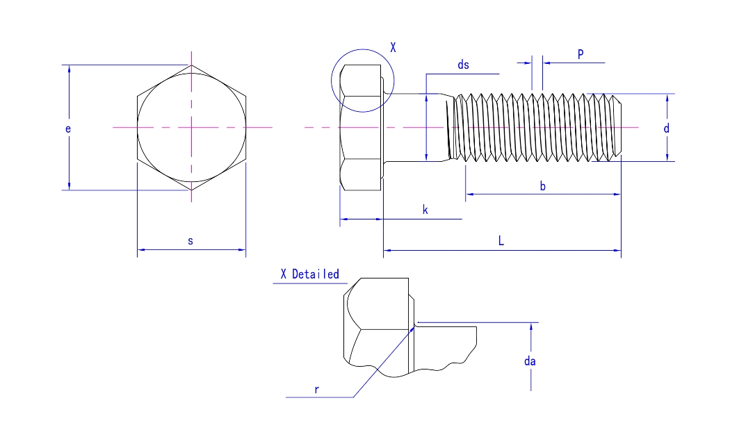 GB-T 5782 Hexagon Head Bolts GB-T 5782 Hexagon Head Bolts