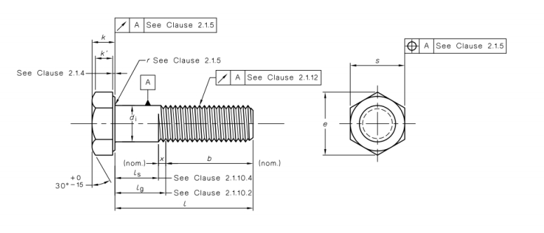 AS/NZS 2465 Hex Head Bolts AS/NZS 2465 Hex Head Bolts