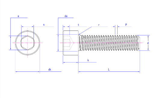 ISO 4762 Hexagon Socket Head Cap Screws ISO 4762 Hexagon Socket Head Cap Screws