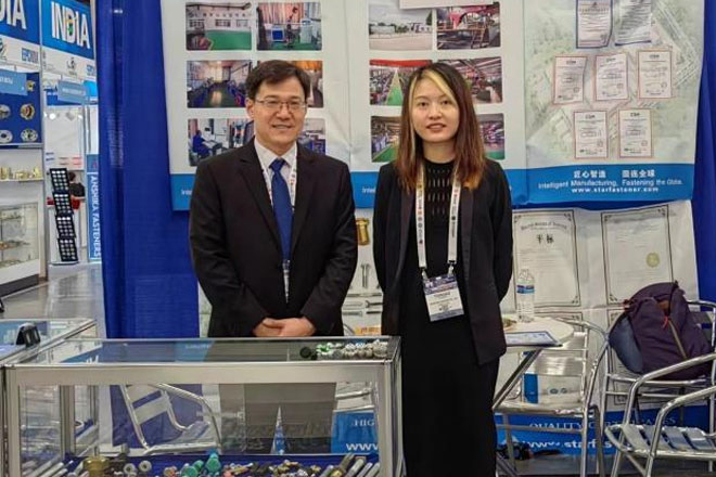 Jinan Star เข้าร่วมในนิทรรศการ Osaka Mechanical Elements ในญี่ปุ่นและนิทรรศการ Las Vegas Fastener ในสหรัฐอเมริกา Jinan Star เข้าร่วมในนิทรรศการ Osaka Mechanical Elements ในญี่ปุ่นและนิทรรศการ Las Vegas Fastener ในสหรัฐอเมริกา
