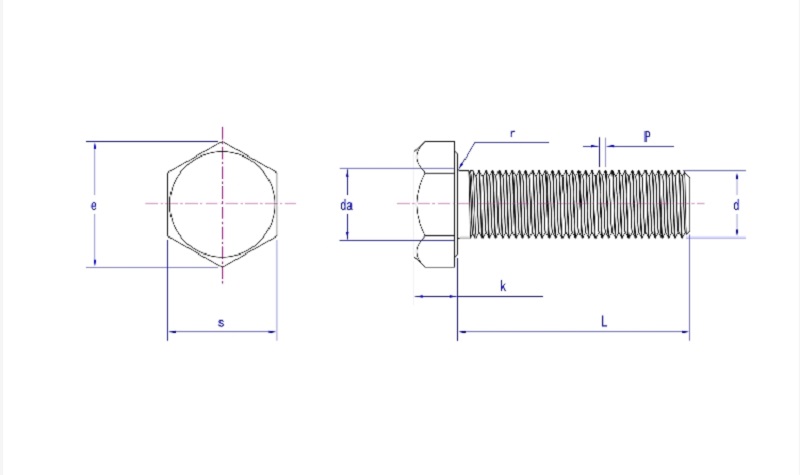 Thread Stainless Steel Screws ISO 8676 Thread Stainless Steel Screws ISO 8676
