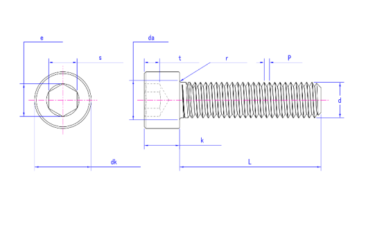 DIN 912 Hexagon Socket Head Cap Screws DIN 912 Hexagon Socket Head Cap Screws