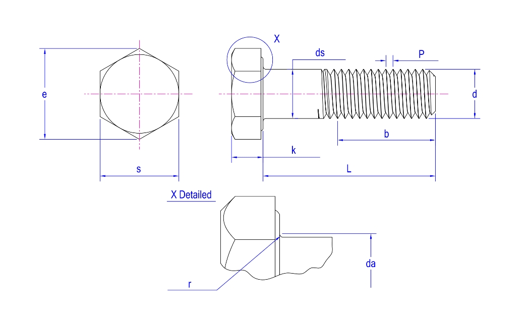 AS 1252 High-Strength Steel Hex Head Bolts AS 1252 High-Strength Steel Hex Head Bolts