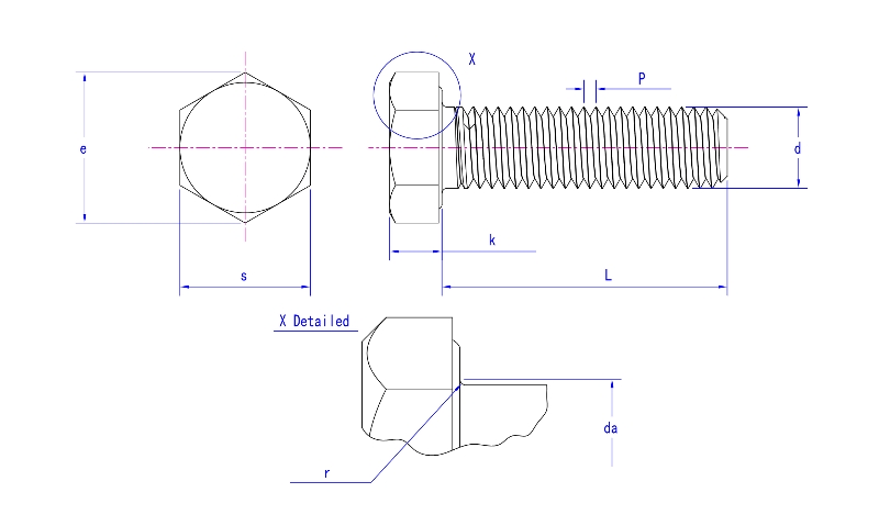 Fully Threaded Hex Bolts AS 1111.2 Fully Threaded Hex Bolts AS 1111.2