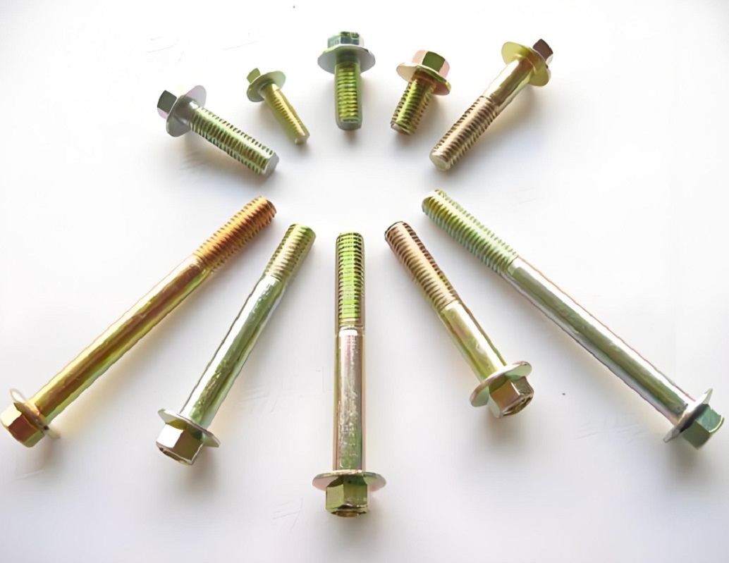 ASME B18.2.3.4M مسامير شفة الرأس السداسية