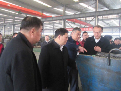 The county key project construction inspection team visited Jinan Star for inspection