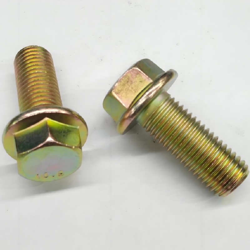 ASME B18.2.3.4M مسامير شفة الرأس السداسية