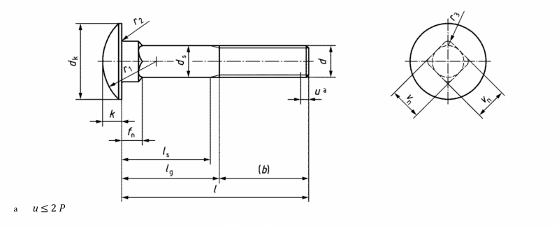 DIN 603 Cup Head Square Neck Bolt DIN 603 Cup Head Square Neck Bolt