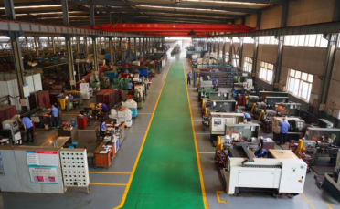 Panoramablick auf das Fabrikgelände