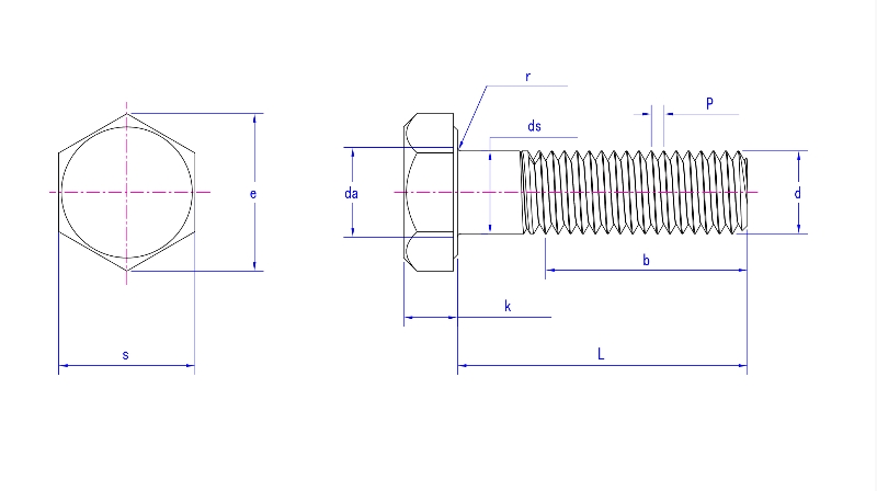 AS 1111.1 Hex Head Bolts AS 1111.1 Hex Head Bolts