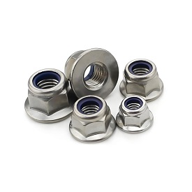 DIN 6926 Hexagon Flange Nylon insert Lock Nuts DIN 6926 Hexagon Flange Nylon insert Lock Nuts